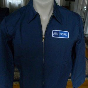 1980s Ford Work Jacket  (Two Waist Pockets) * Mens Small+ (39R)